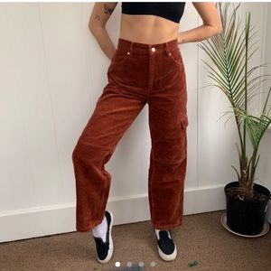 KITH Pants Corduroy Women's, Rust Color Size 28